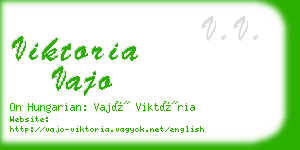 viktoria vajo business card